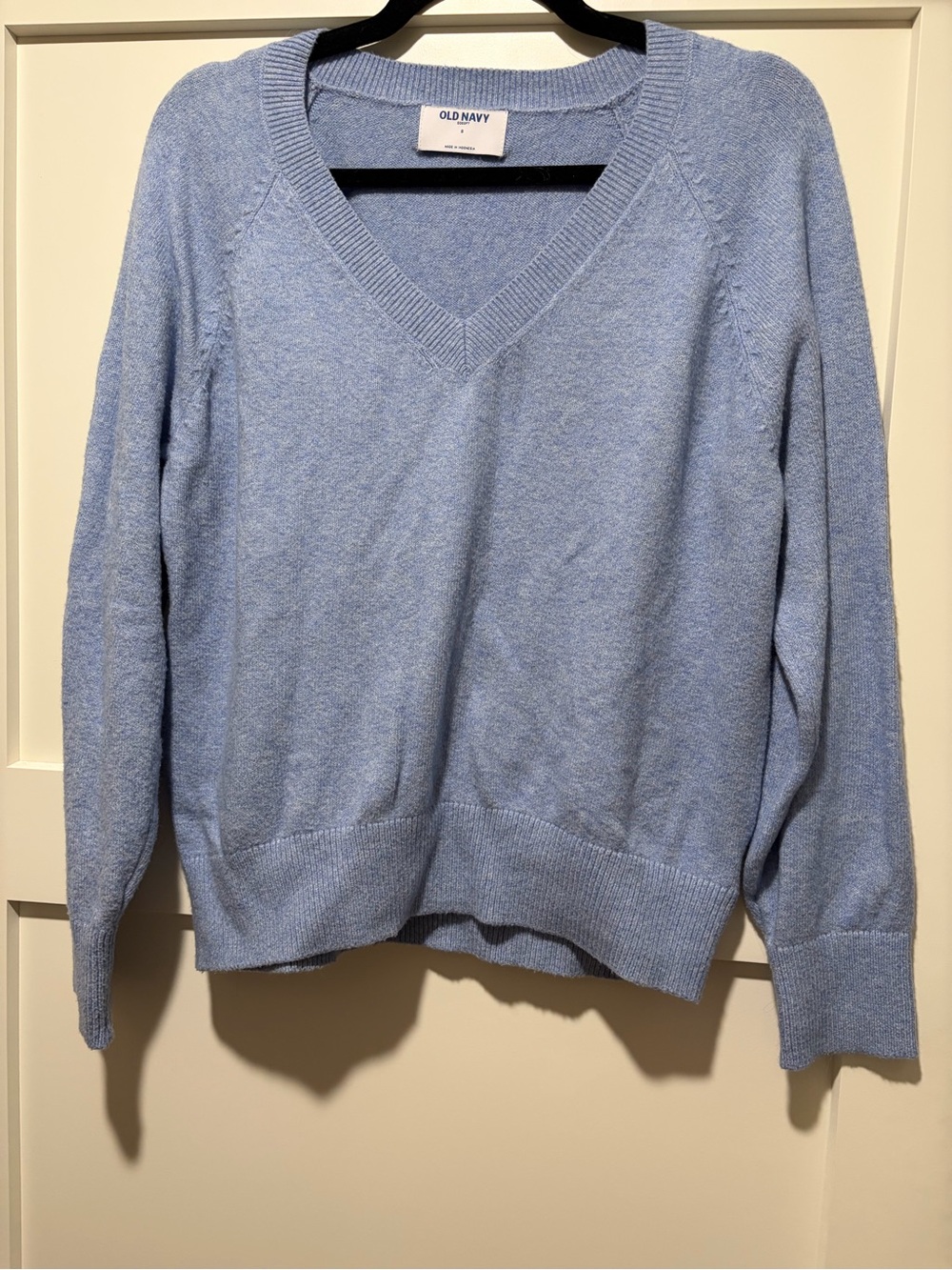 Old Navy Light Blue V-Neck Sweater